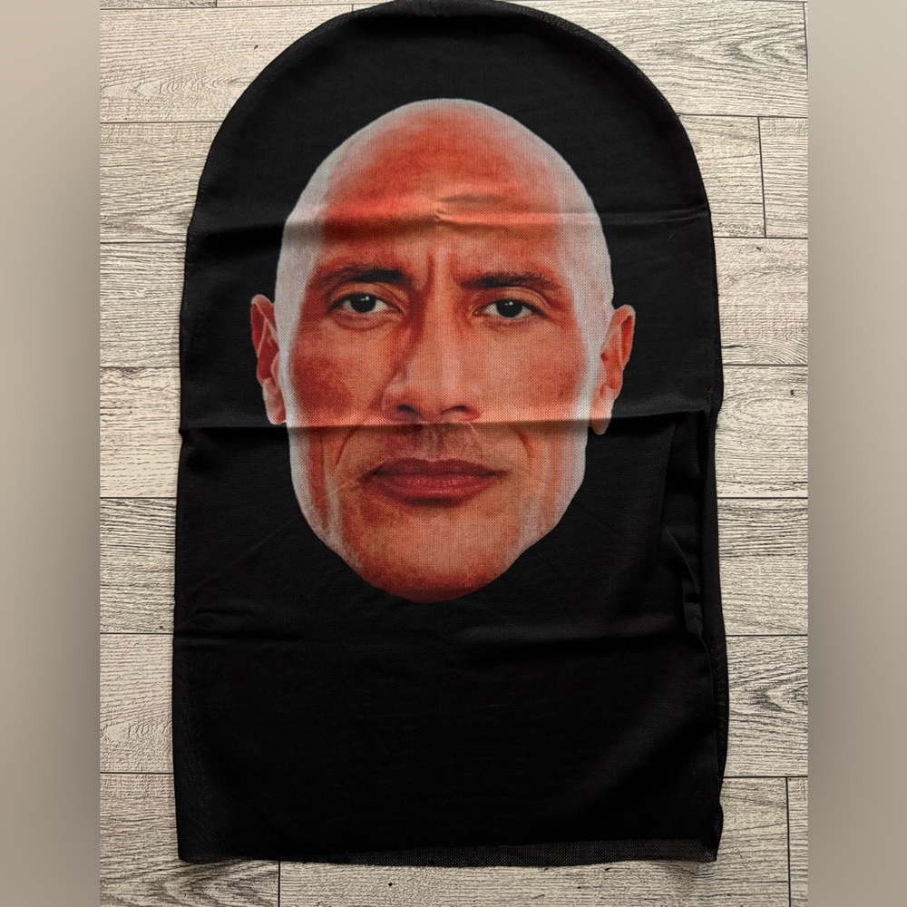 Dwayne Johnson The Rock Novelty Elastic Mesh Full Face Mask Men Halloween